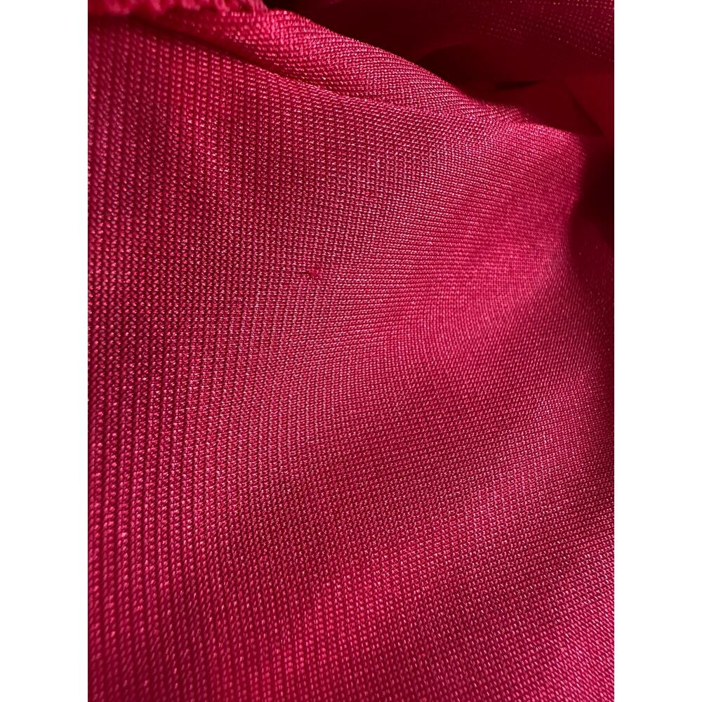 Vintage Deadstock Vassarette Nightie Mini Dress Slip Red M - Picture 12 of 12